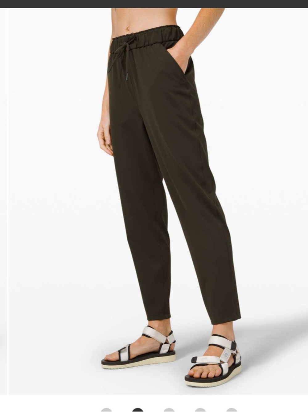 Lululemon Keep Moving 7/8 Pant
Dark Olive